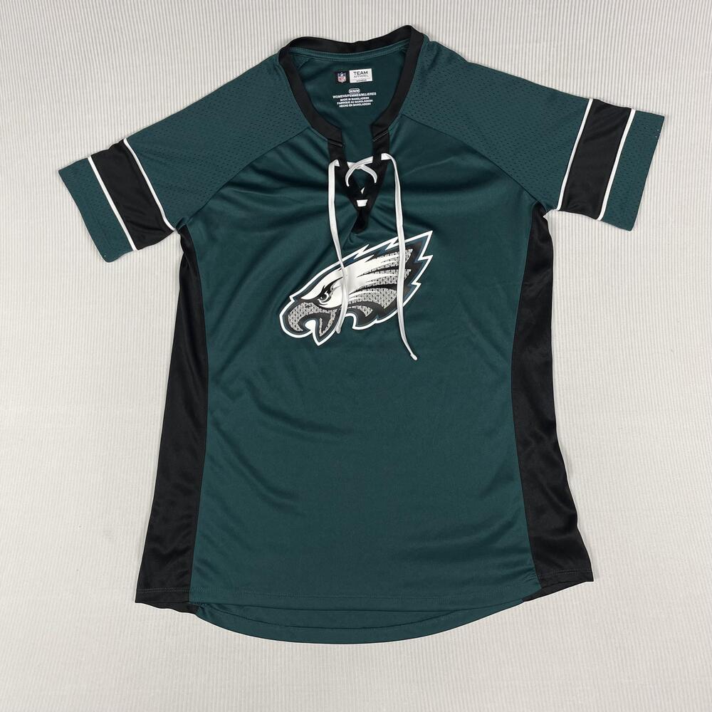 Philadelphia Eagles Shirt Womens Medium Green NFL Football NFL Team Apparel